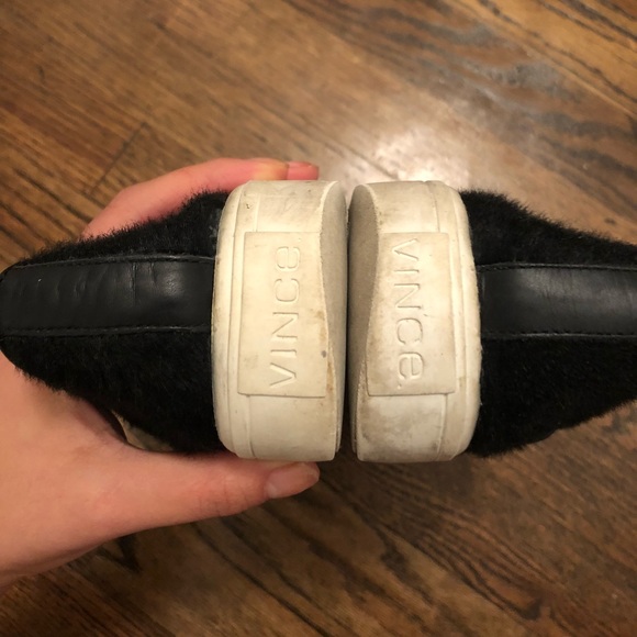 VINCE CALF HAIR SLIP-ONS - Picture 6 of 8